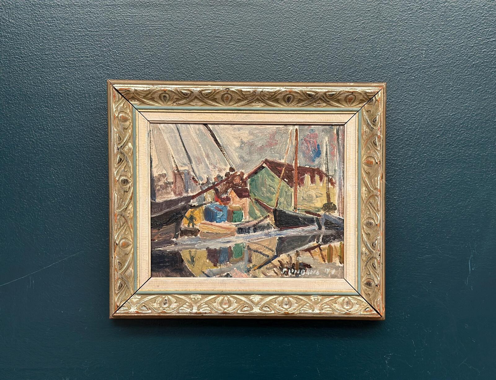 “Harbour Scene” by Sten Lindahl