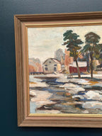 “Winter Landscape” by B. Lundqvist