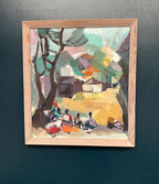 “Figures and Houses” by Brita Hansson