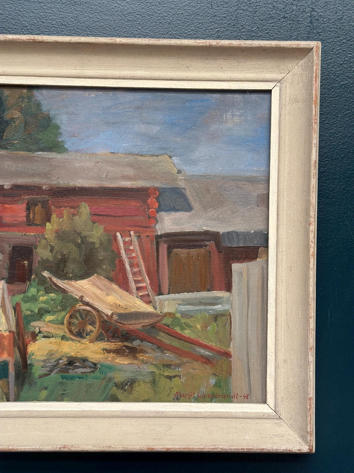 “Uthus, Dalarna” by Margit Wessbrandt (1917–2012)