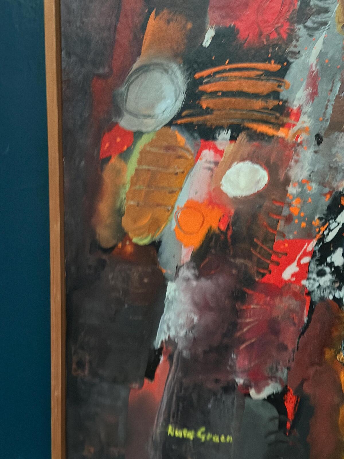 “Composition” by Kulo Green (1913–1972)