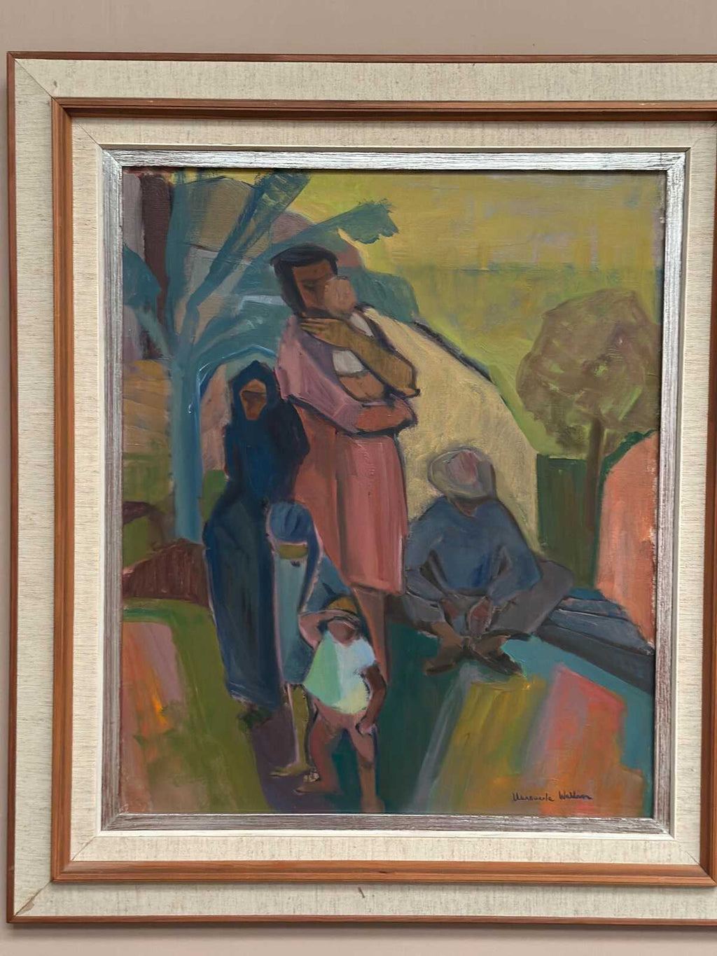 “Family in Tenerife” by Margareta Wallin