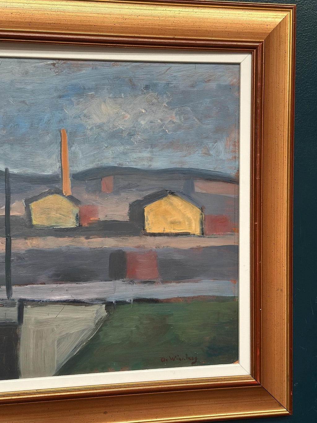“Buildings and Chimney” by Åke Winnberg