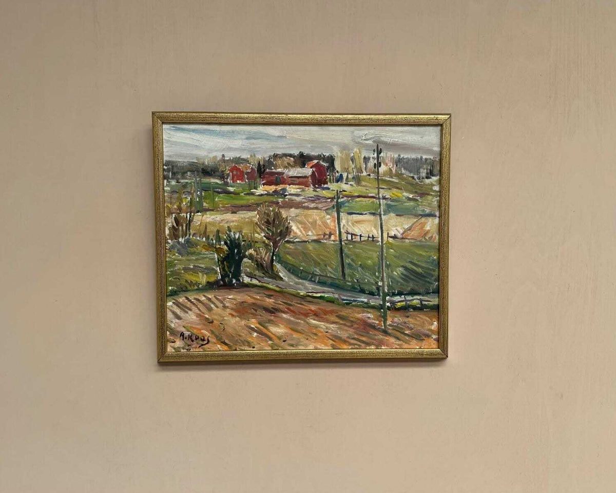“Landscape” by Alexander Roos (1895–1973)