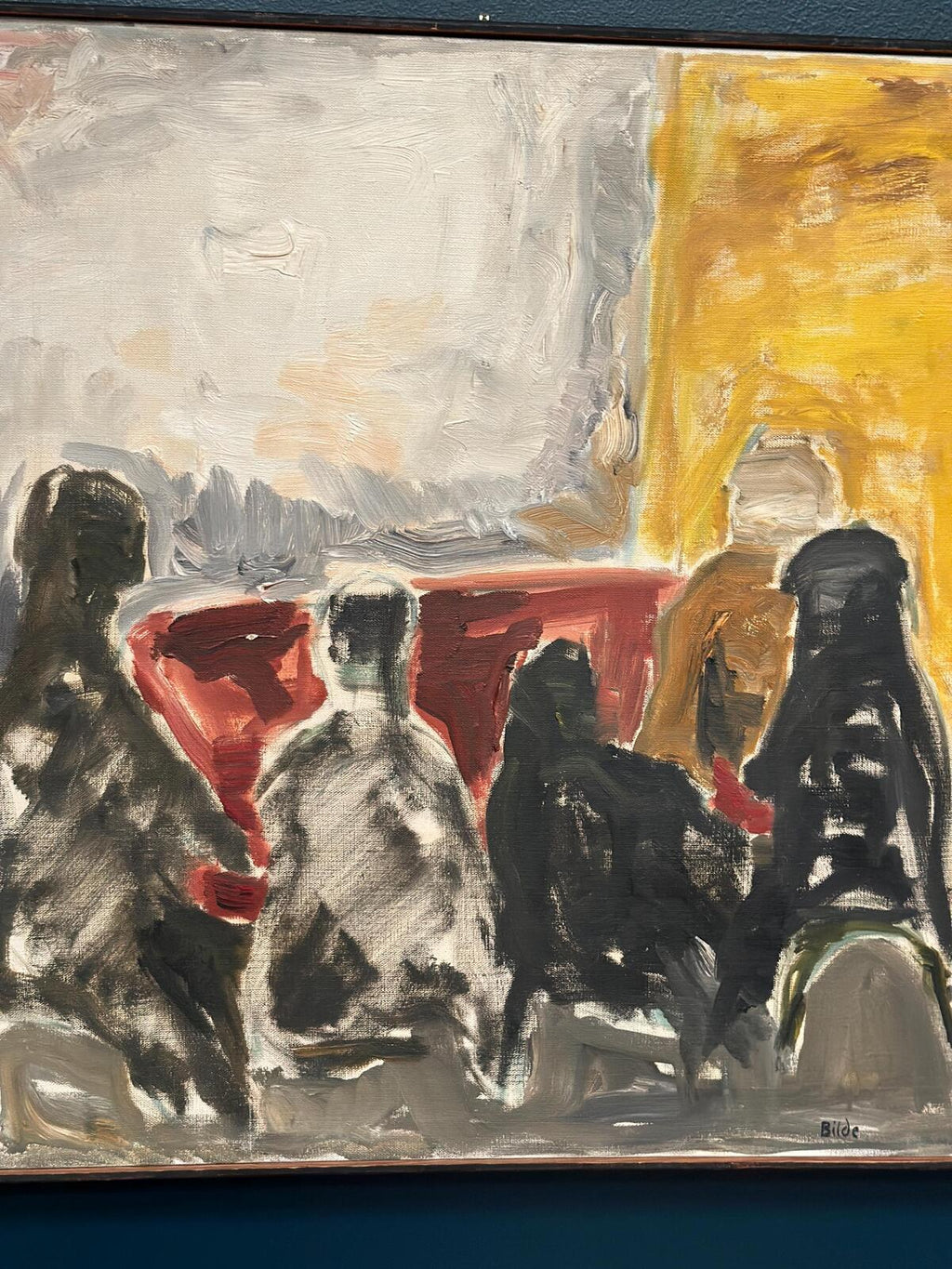 “Figure Composition” by Max Bilde (1919–2011)