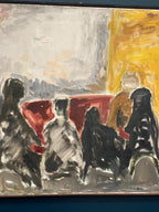 “Figure Composition” by Max Bilde (1919–2011)