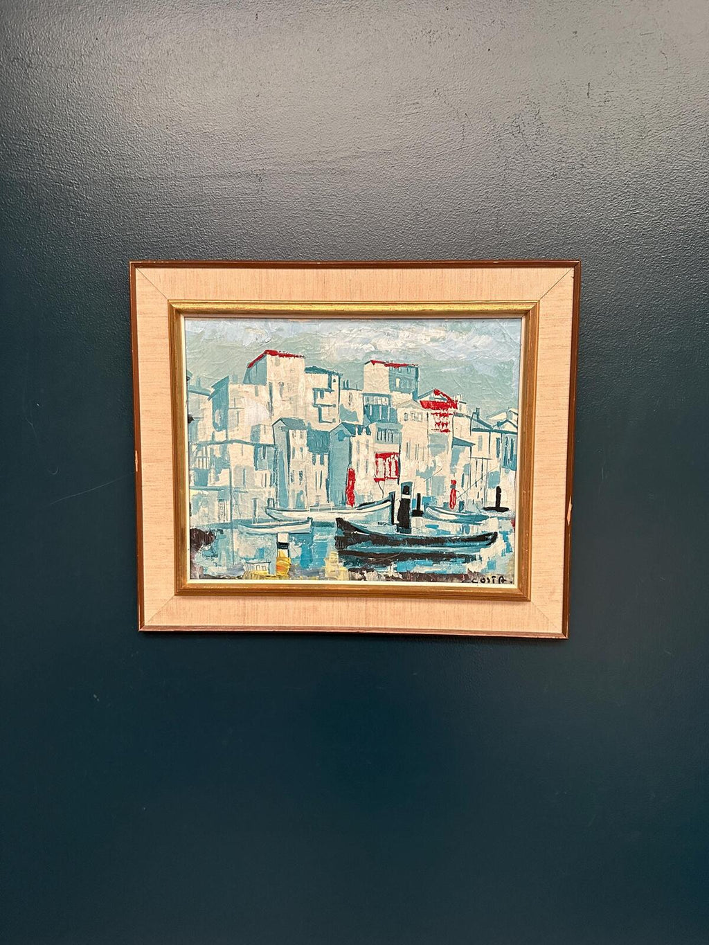 “Harbor Scene” by Costa