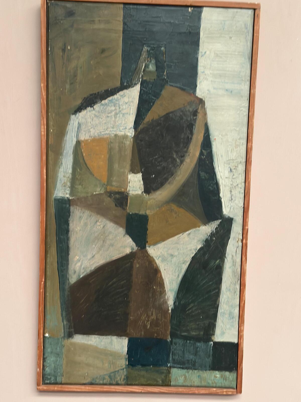 “Abstrakt Komposition” by Hans Fritzdorf (1927–1990)