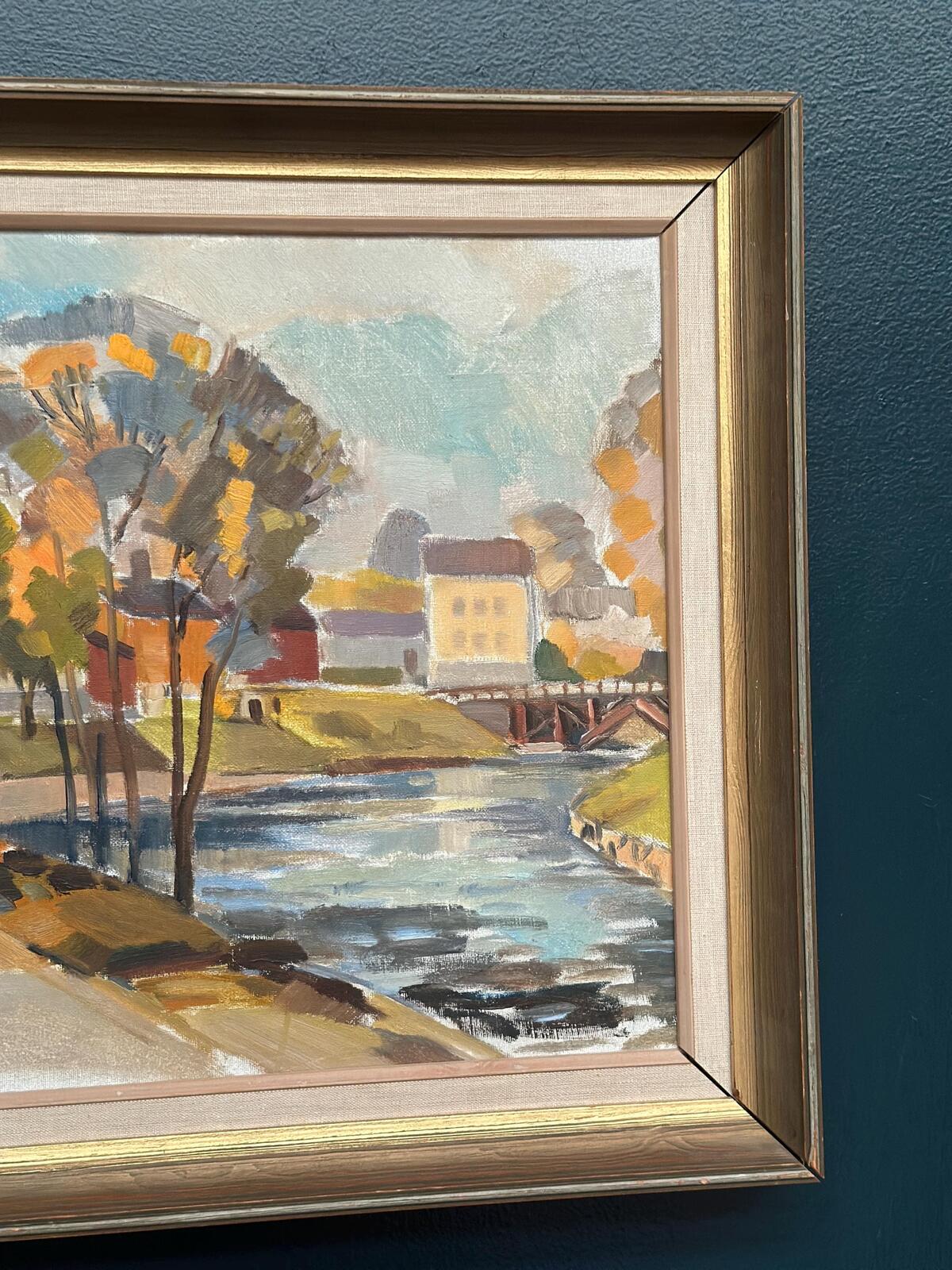 “Riverside Village” by B. Lundqvist