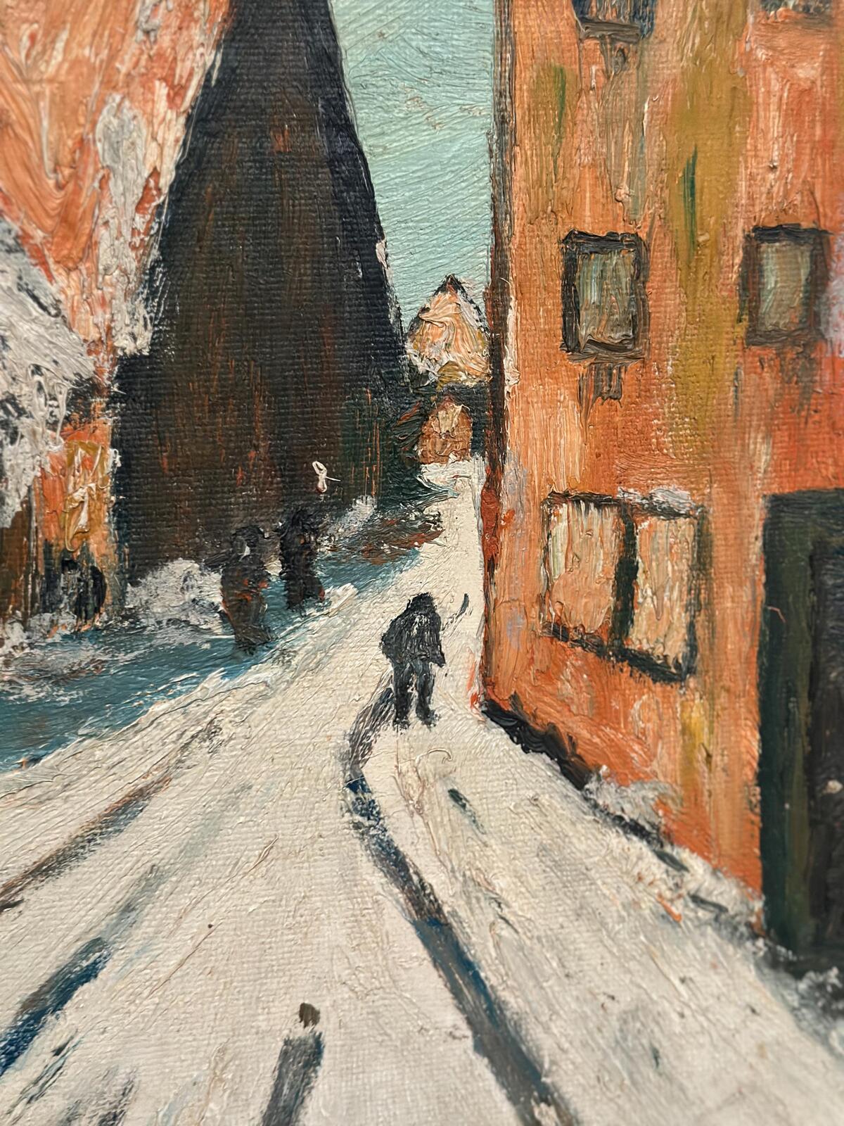 Townscape” by Harriet H. Axéll (b. 1938, Ljungby)