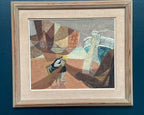 “Figure with Boats” by Nils Öst (1908–1982)