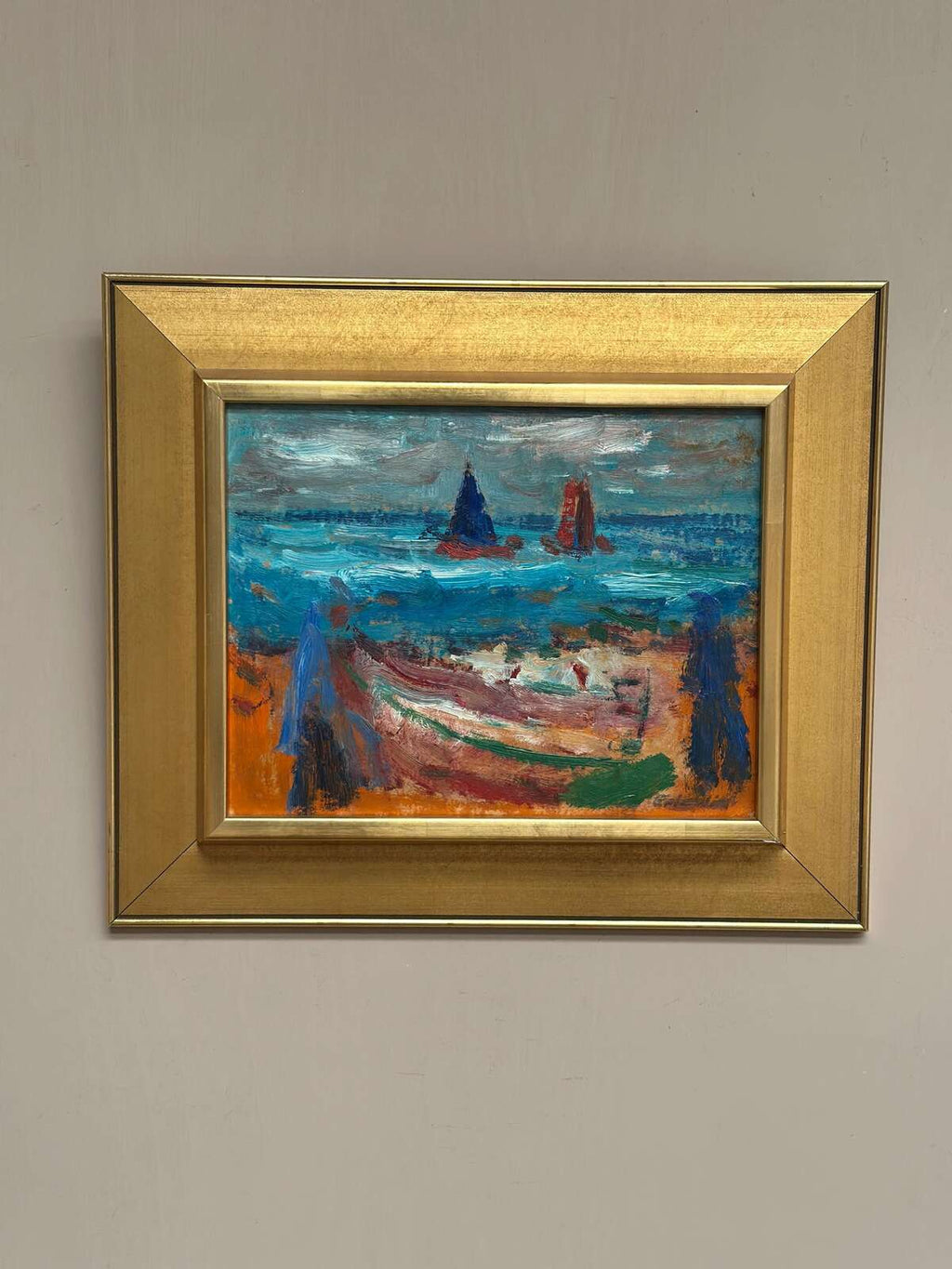 “Coastal Landscape with Fishermen and Boats” by Eric With