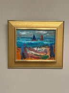 “Coastal Landscape with Fishermen and Boats” by Eric With
