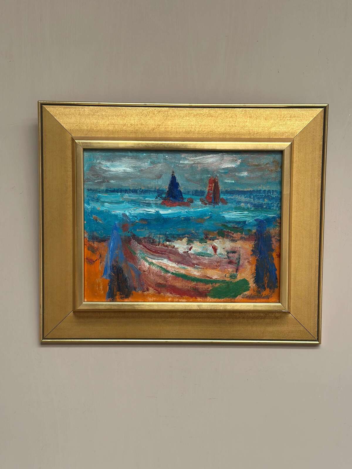 “Coastal Landscape with Fishermen and Boats” by Eric With