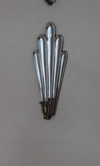 1930's Pair Of Mid Century Swedish Grace Style Pewter Sconces by C.G. Hallberg, Stockholm