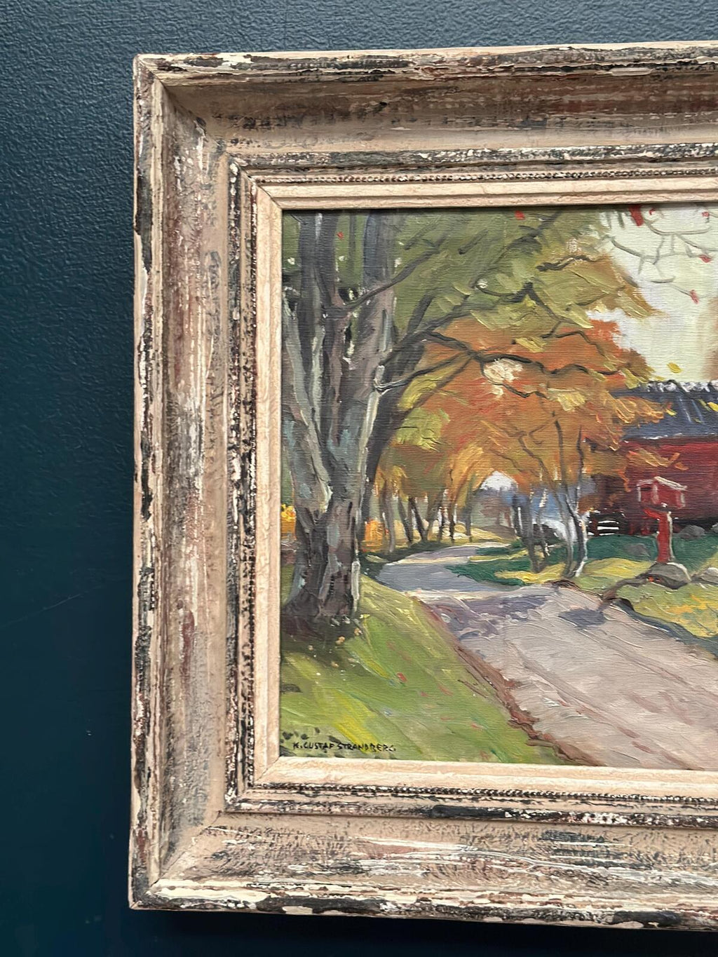“Road to Red Huts” by Karl Gustaf Strandberg (1891–1981)