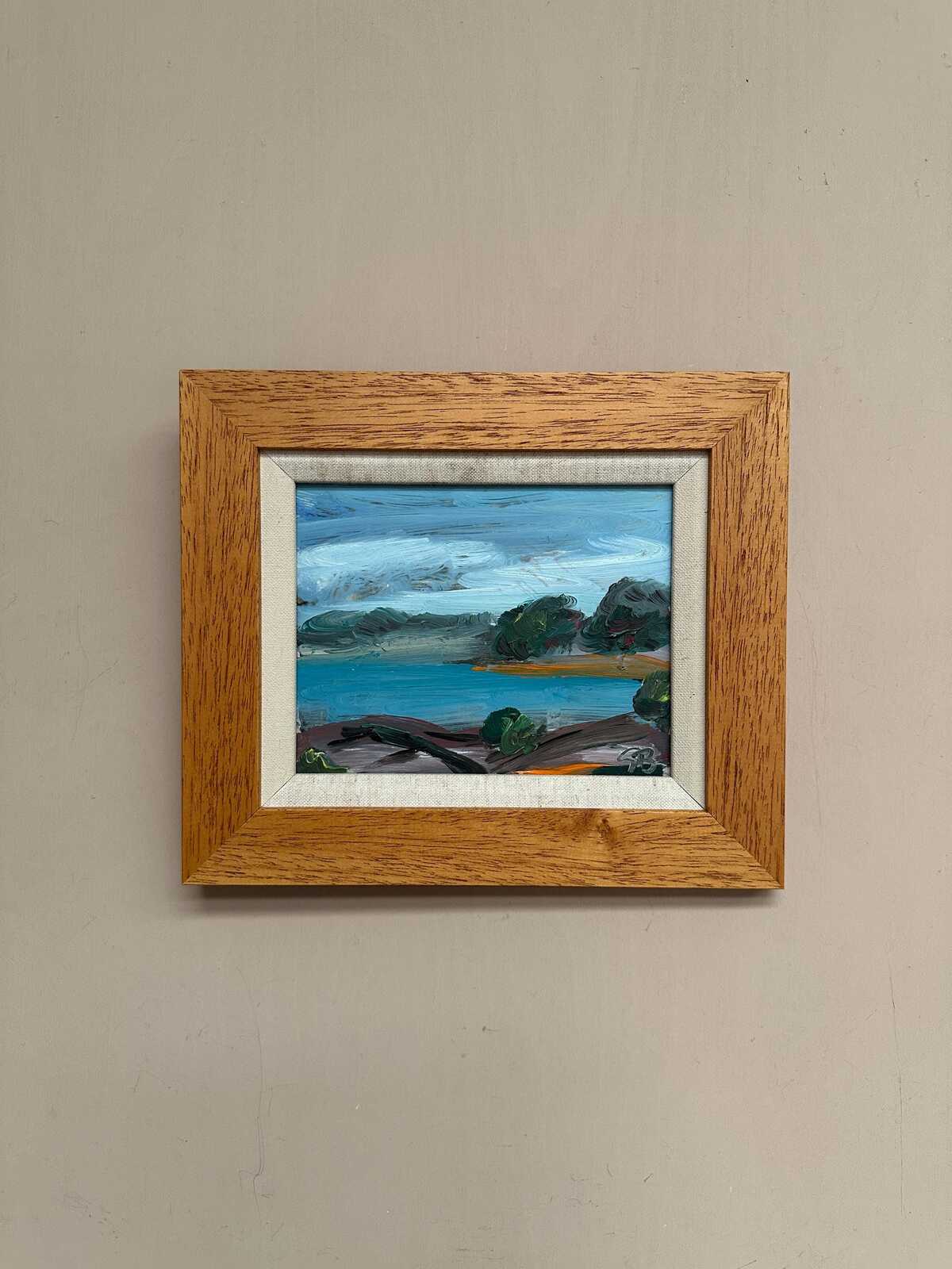 “Coastal Landscape” by Göran Brunius