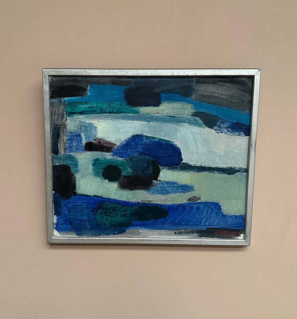 “Blå kust” (Blue Coast) by Bengt Eklund (1916–1989)