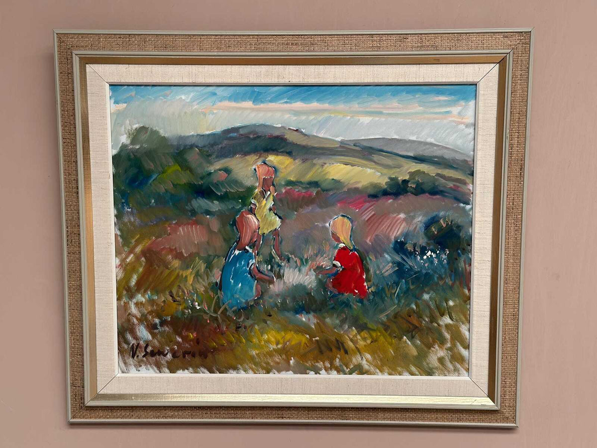 “Children Playing” by Nils Sewerin (1920–1985)