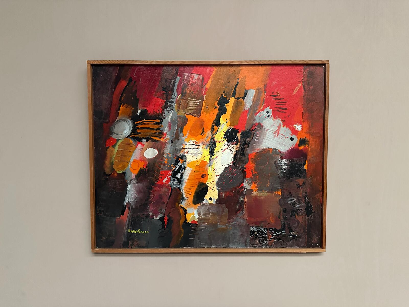 “Composition” by Kulo Green (1913–1972)