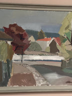 “Landscape” by Bengt Eklund (1916–1989)