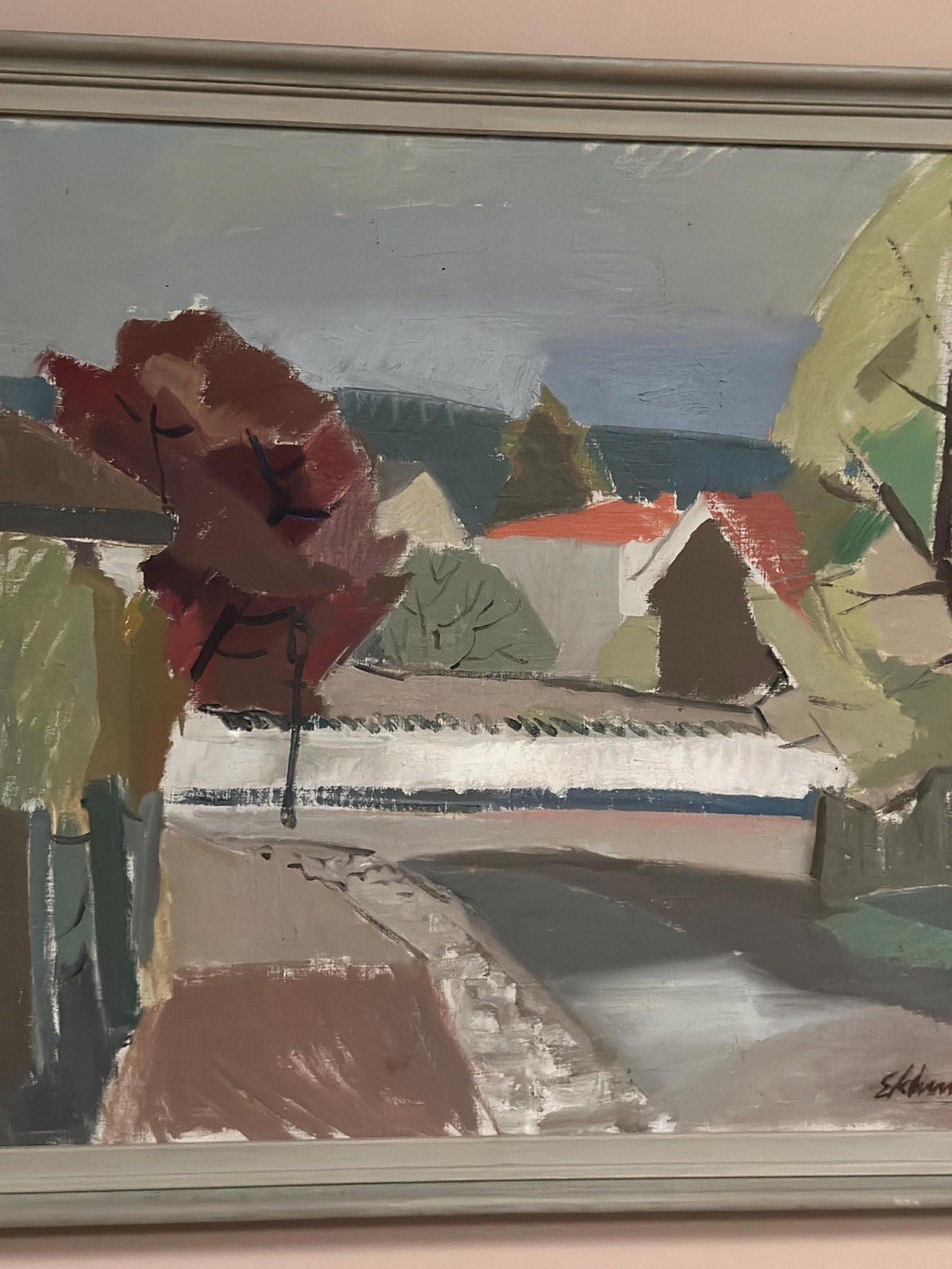 “Landscape” by Bengt Eklund (1916–1989)