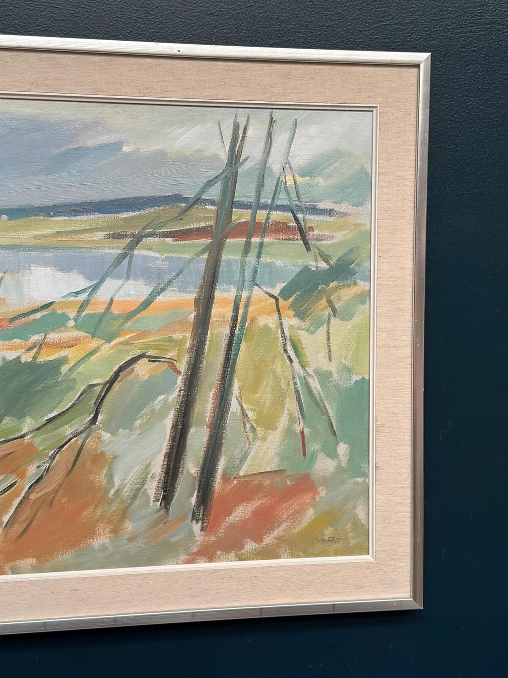 “Landscape” by Birger Strååt (1914–2008)
