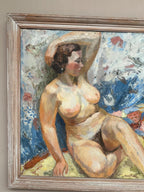 “Nakenstudie” by Hugo Linér (1900–1981)