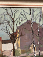 “Landscape with Trees & Buildings” by Ingvar Björk