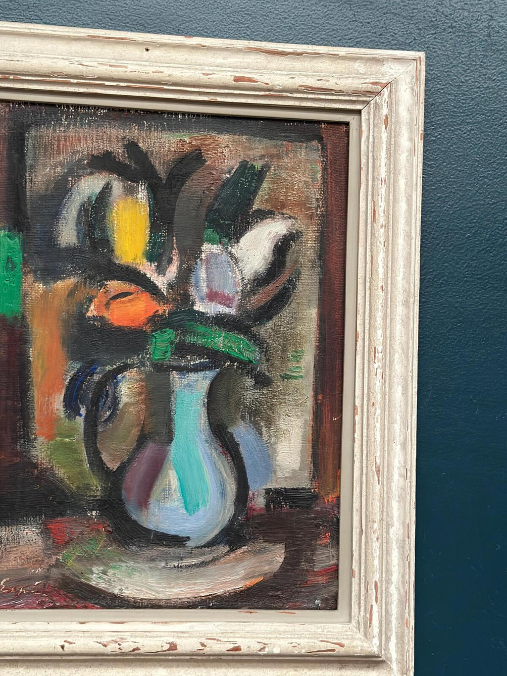 “Tulips in Blue Vase” by Eric Elfwén