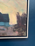 “Landscape with Blue Hut” by Arne Aspelin