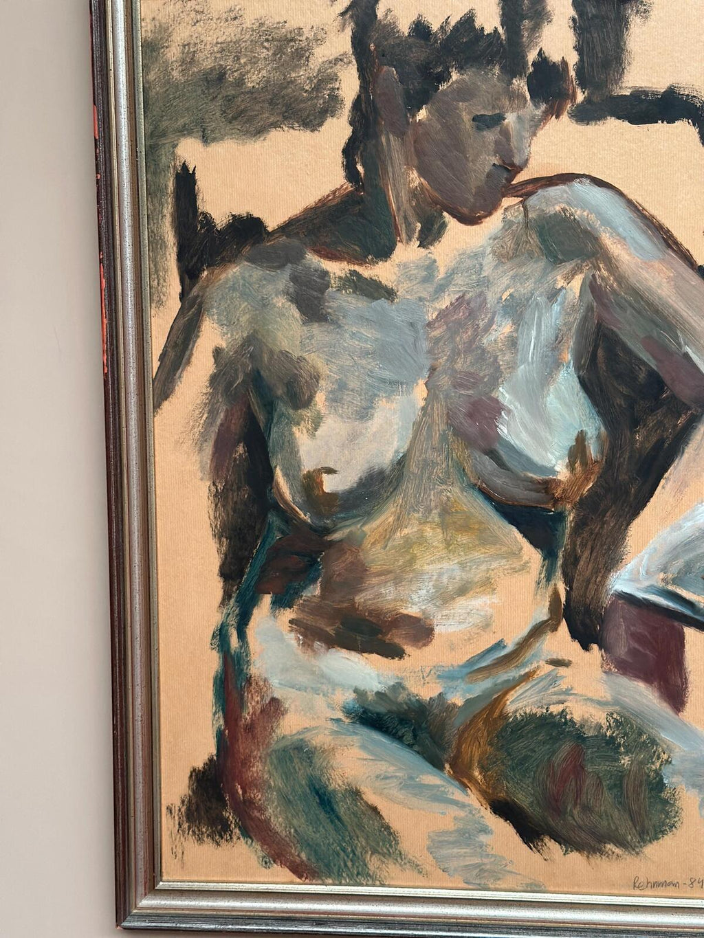 “Nude Study” by Mats Rehnman – Dated 1984