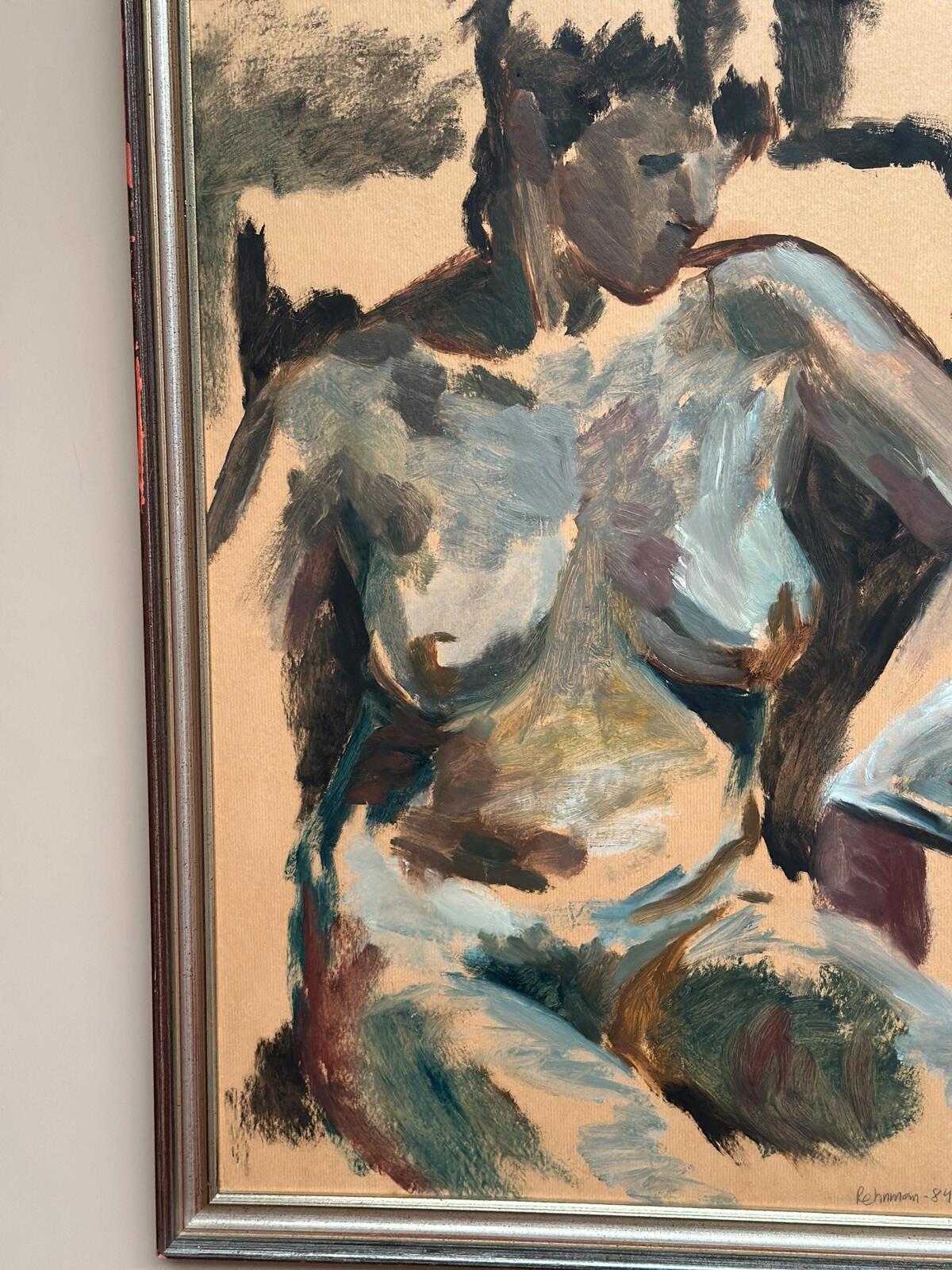 “Nude Study” by Mats Rehnman – Dated 1984
