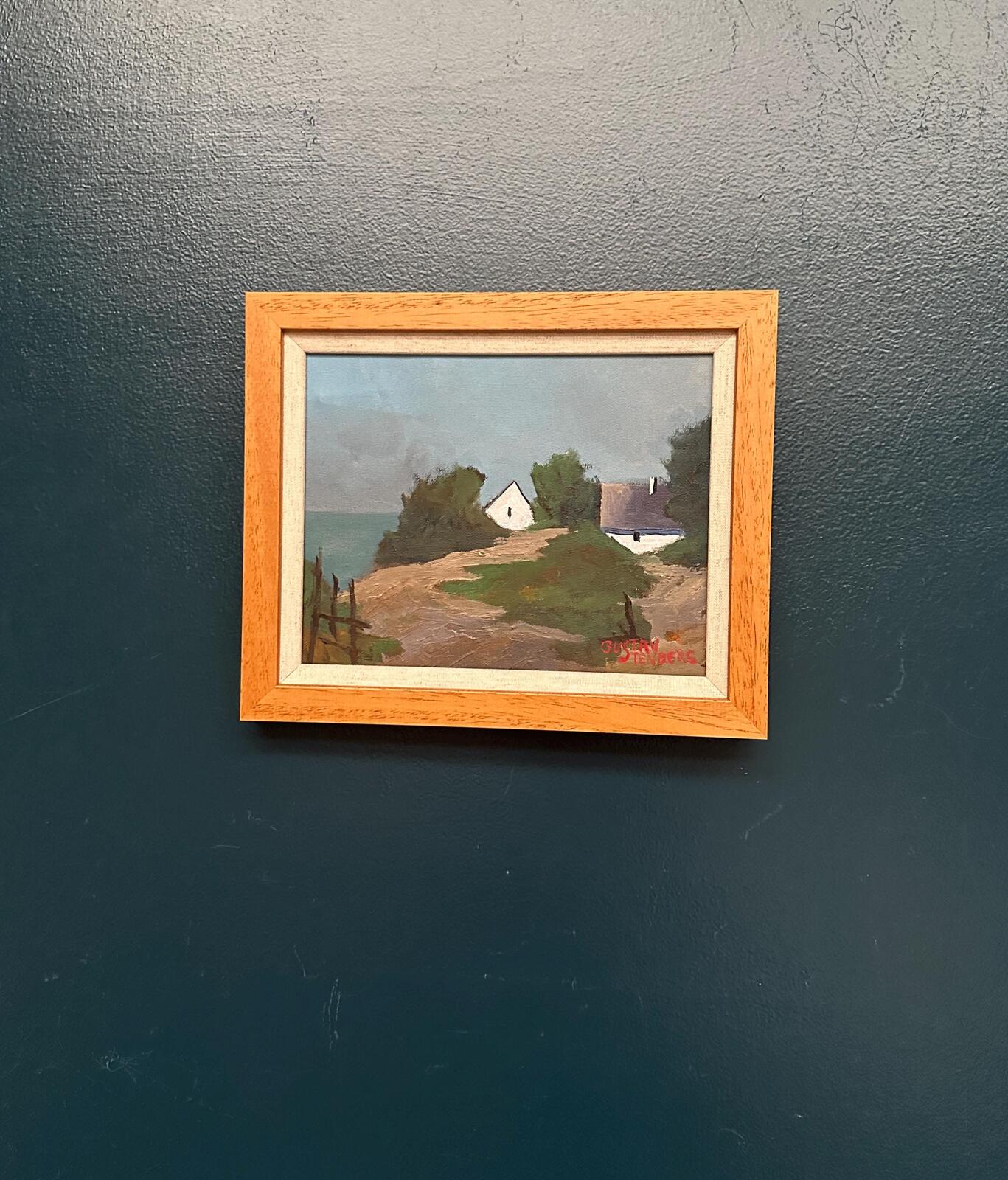 “Coastal Village” by Gustav Tenberg