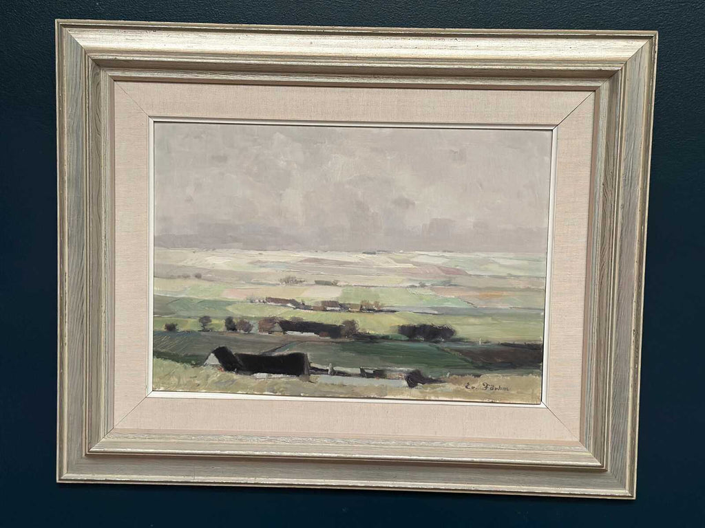 “Scanian Landscape” by Evert Färhm (1901–1971)