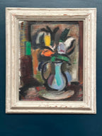 “Tulips in Blue Vase” by Eric Elfwén