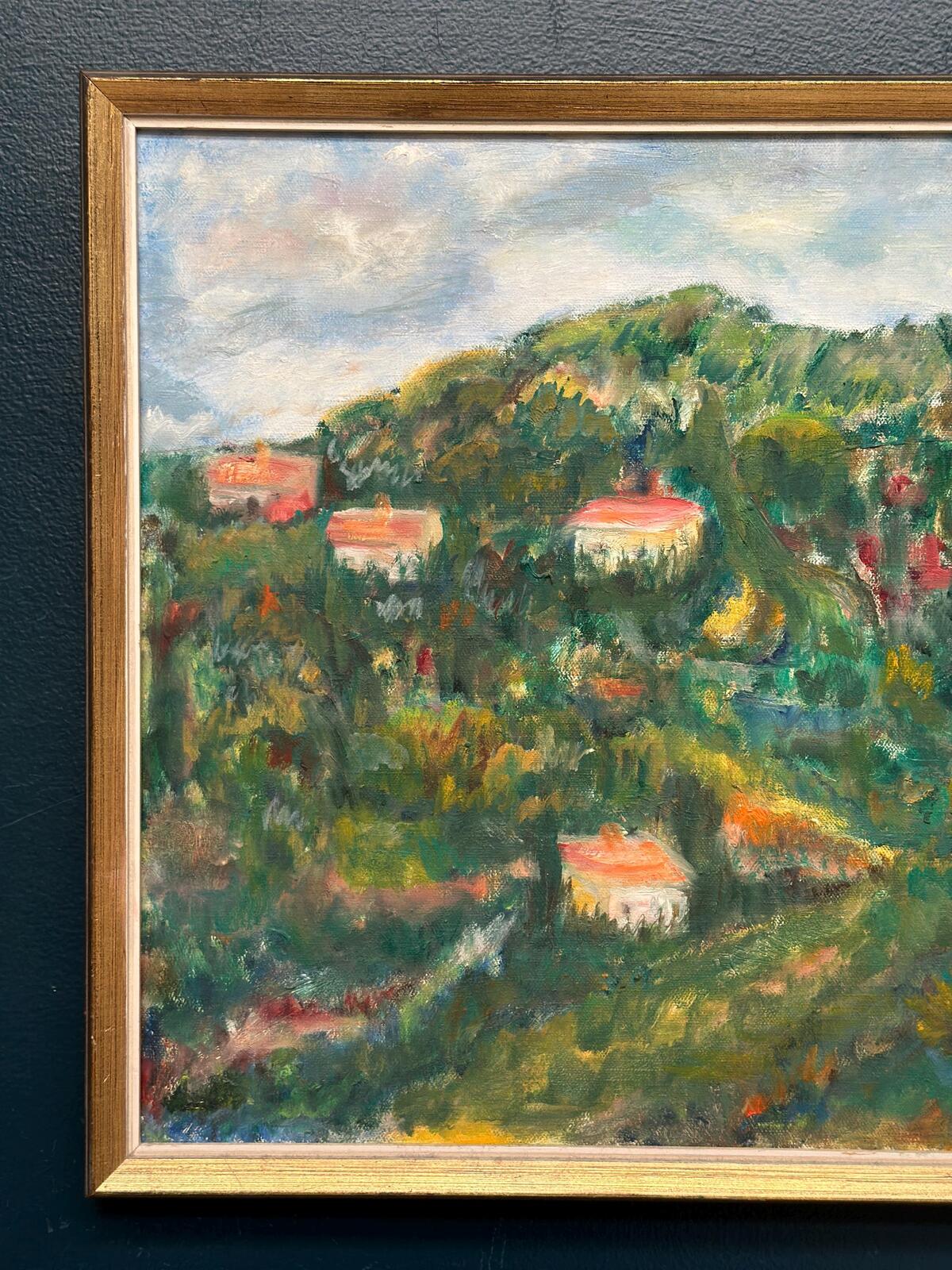 “Hilly Landscape with Houses” by Lalla Blecher