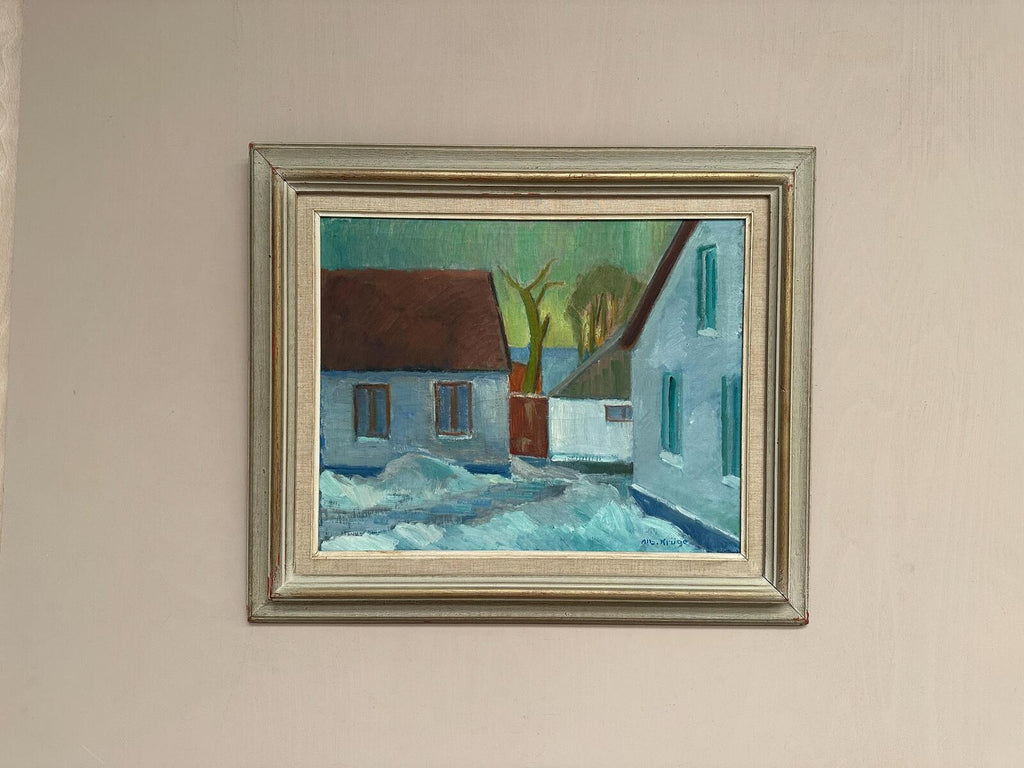 “Vinter Kväll Viks” by Albert Krüger (1885–1965)