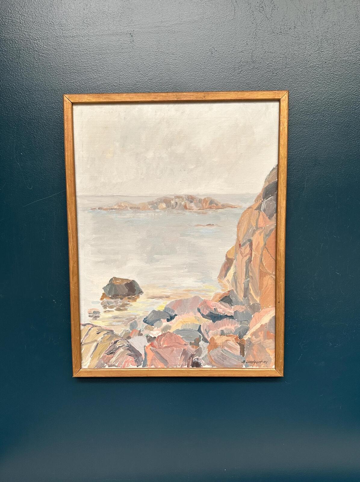 “Cliffs by the Sea” by B. Lundquist