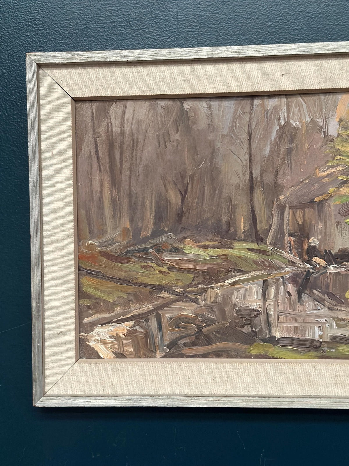 “Old Sawmill, Apelnäs Roasjö” by Gunnar Svensson