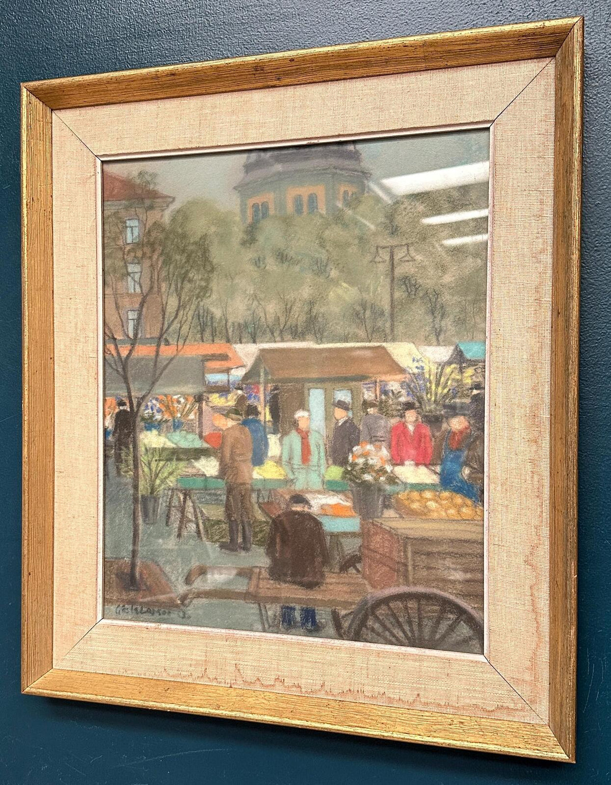 “Market Scene” by Gösta Larsson