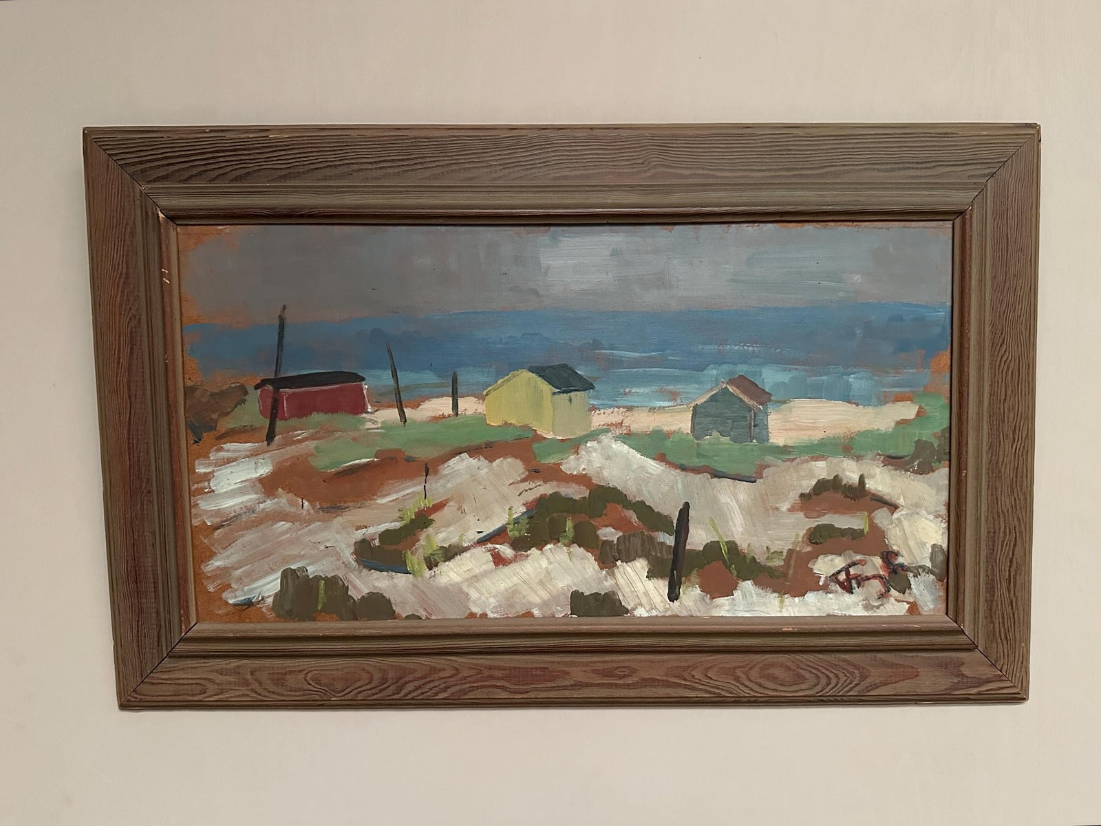 “Coastal Village” by Frans Lundberg