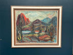 “Hut Between Hills” by B. Elvsfedt