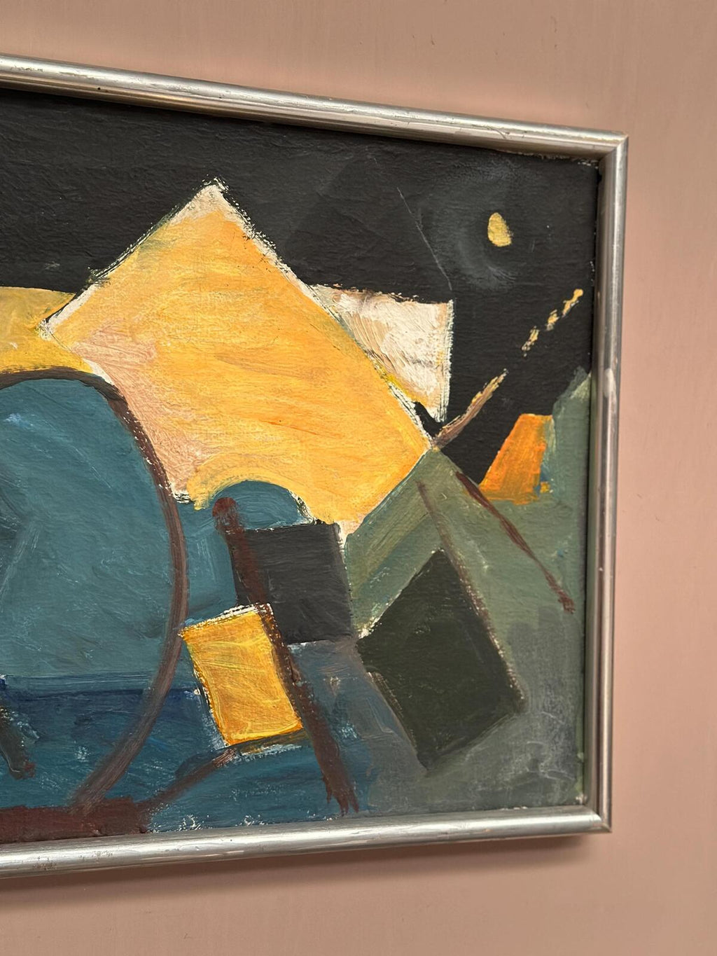 “Abstract Composition” – Dated 1966