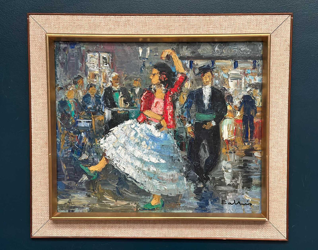 Dancing Couple in Lively Setting