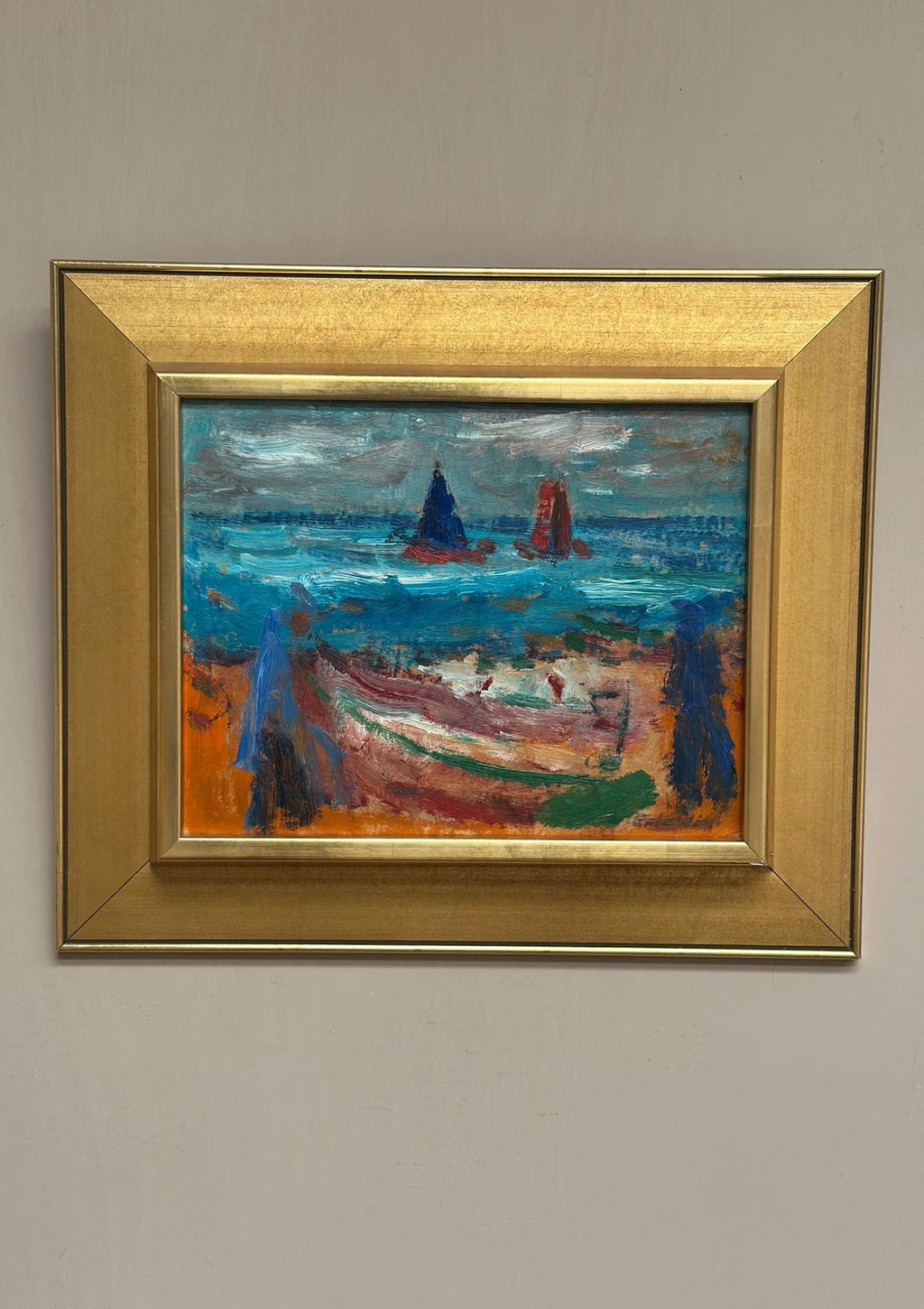 “Coastal Landscape with Fishermen and Boats” by Eric With