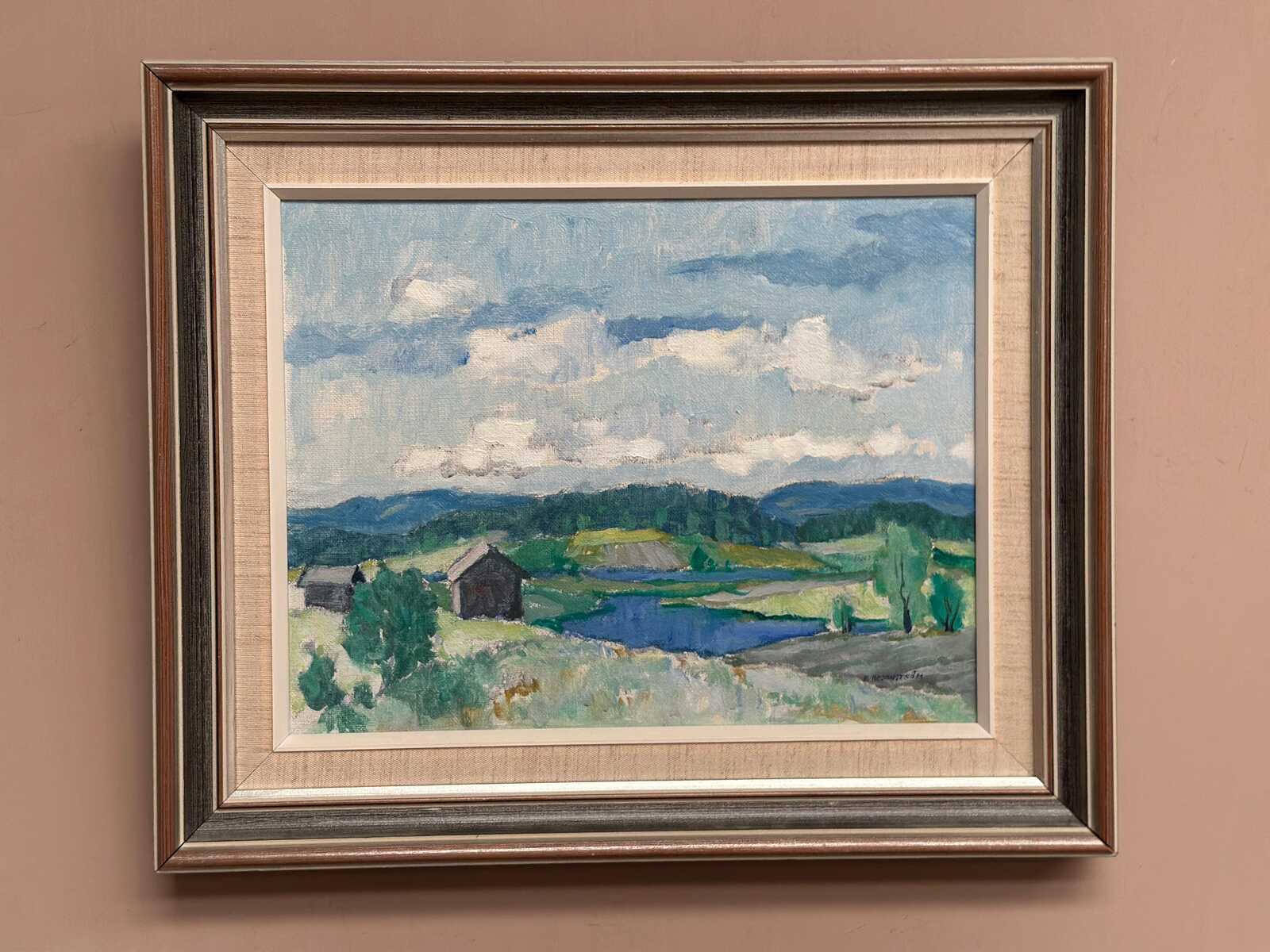 “Landscape” by Evald Hedenström (1909–1997)