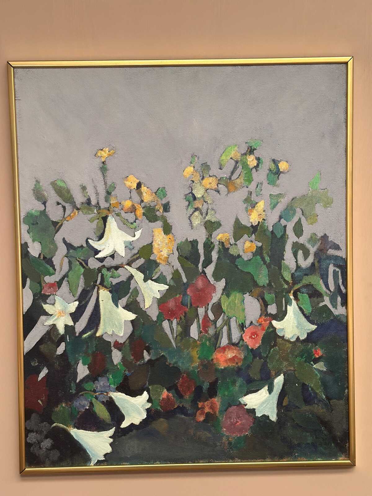 “Still Life (Flower Motif)” by L.S.