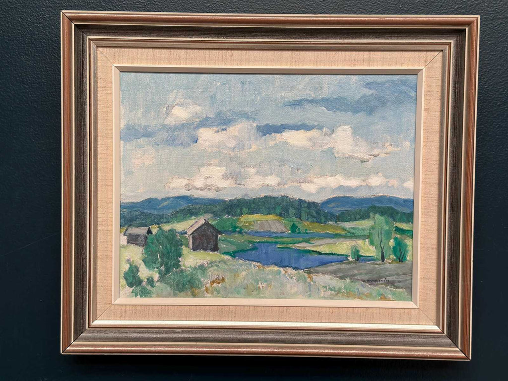 “Landscape” by Evald Hedenström (1909–1997)