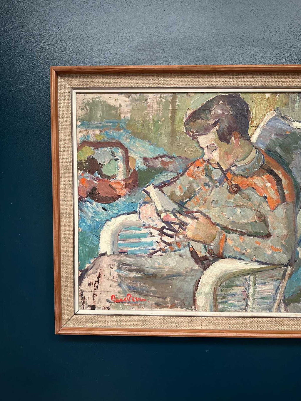 “Man Reading Book” by Rune Person